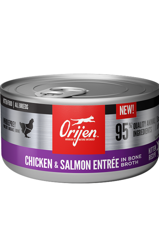 Chicken & Salmon Entr&eacute;e Wet Kitten Food